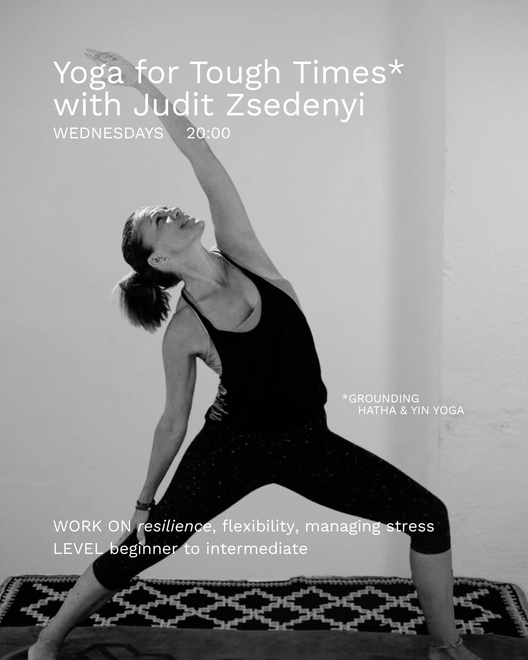 Yoga for Tough Times with Judit @yoga_in_sidibousaid - Sociale.